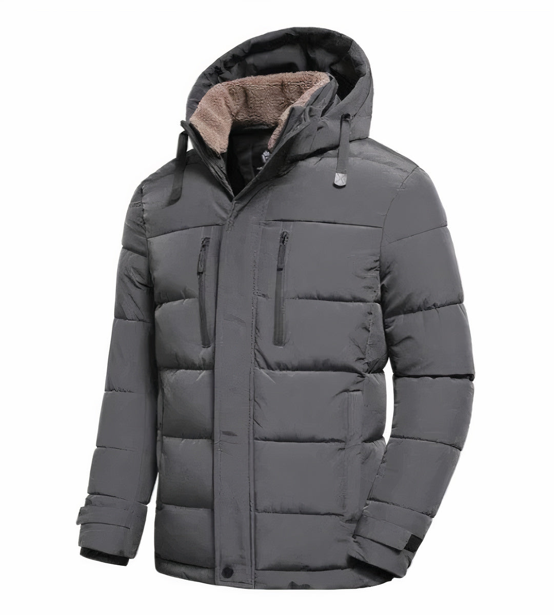 Wasserdichte Herren-Winterjacke mit abnehmbarer Kapuze - Yannis