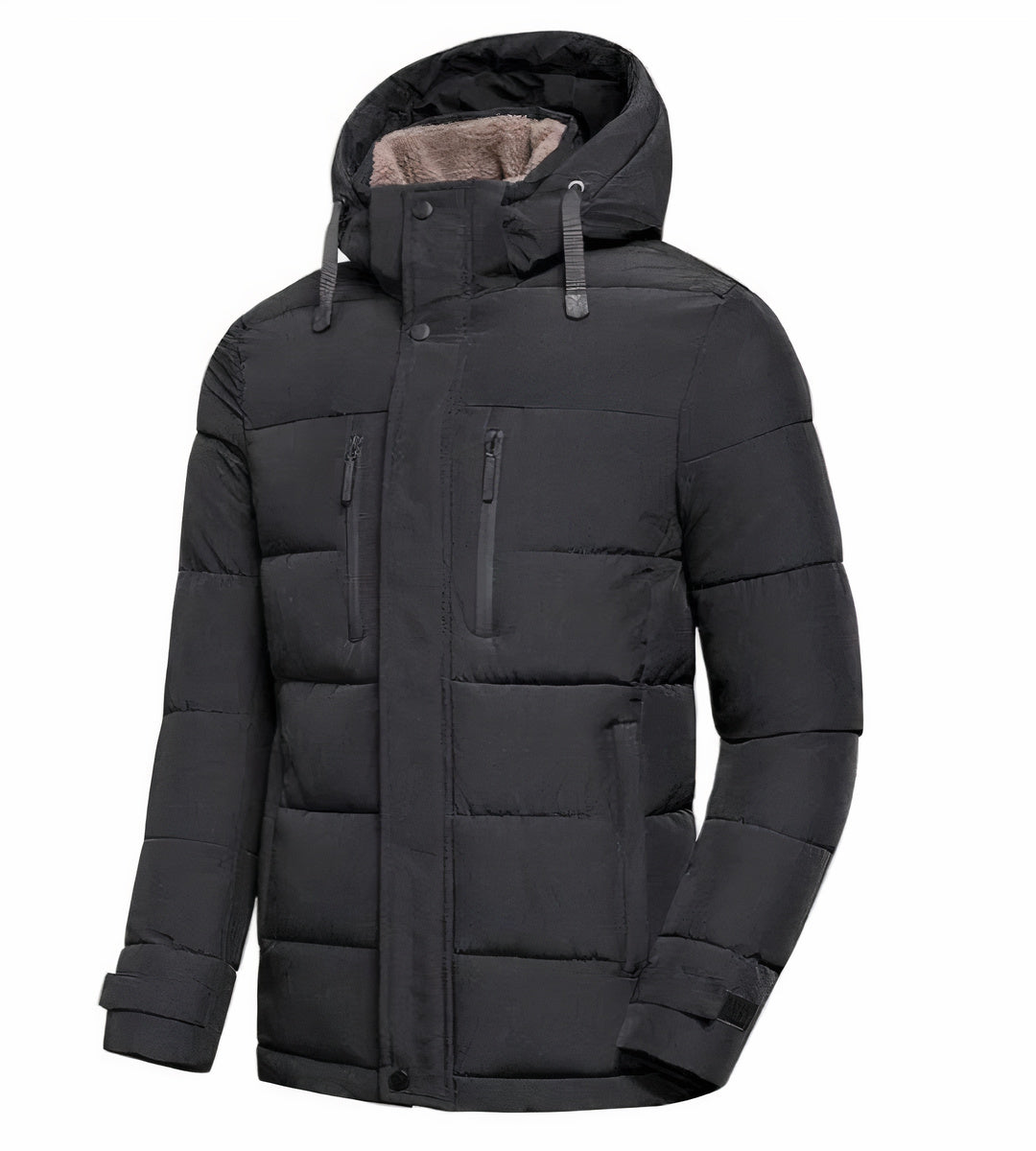 Wasserdichte Herren-Winterjacke mit abnehmbarer Kapuze - Yannis