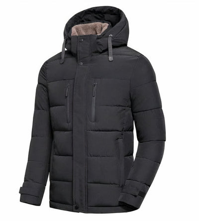 Wasserdichte Herren-Winterjacke mit abnehmbarer Kapuze - Yannis