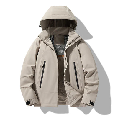 Wasserdichte Thermojacke für Skifahren und Wandern - Elijah