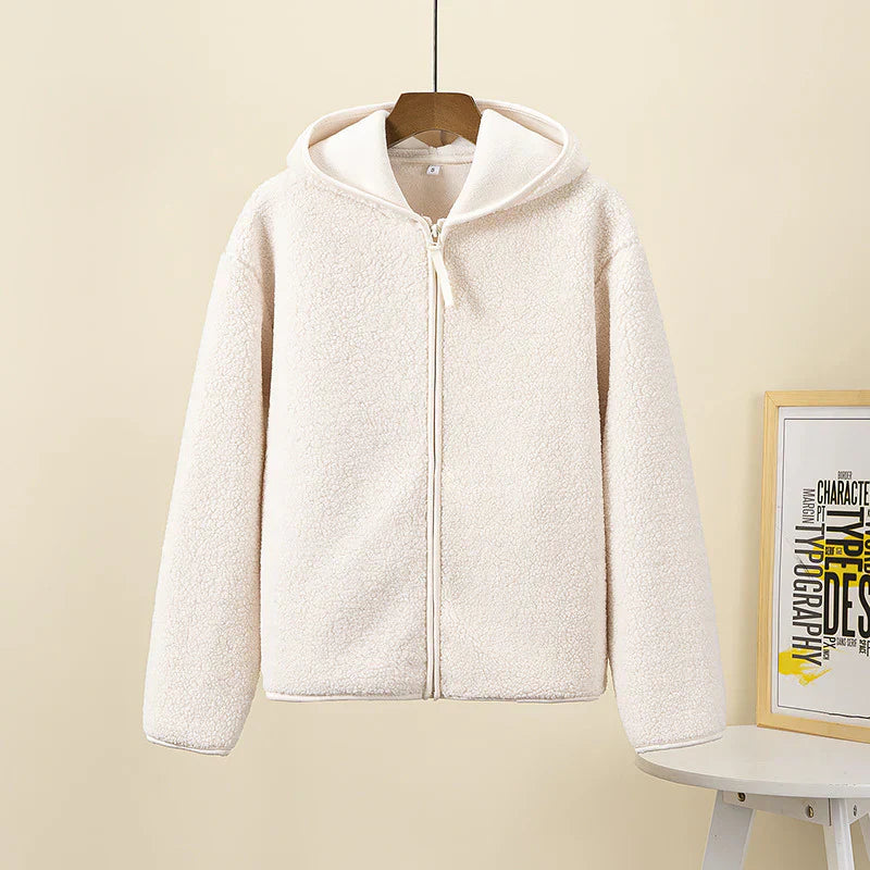 Weiche Damen-Sherpa-Winterjacke - Amerie