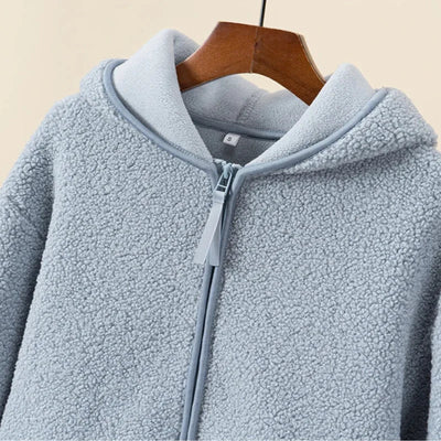 Weiche Damen-Sherpa-Winterjacke - Amerie