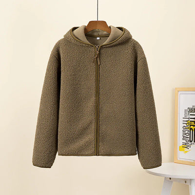Weiche Damen-Sherpa-Winterjacke - Amerie
