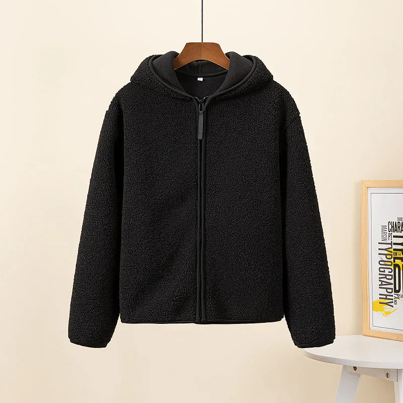 Weiche Damen-Sherpa-Winterjacke - Amerie