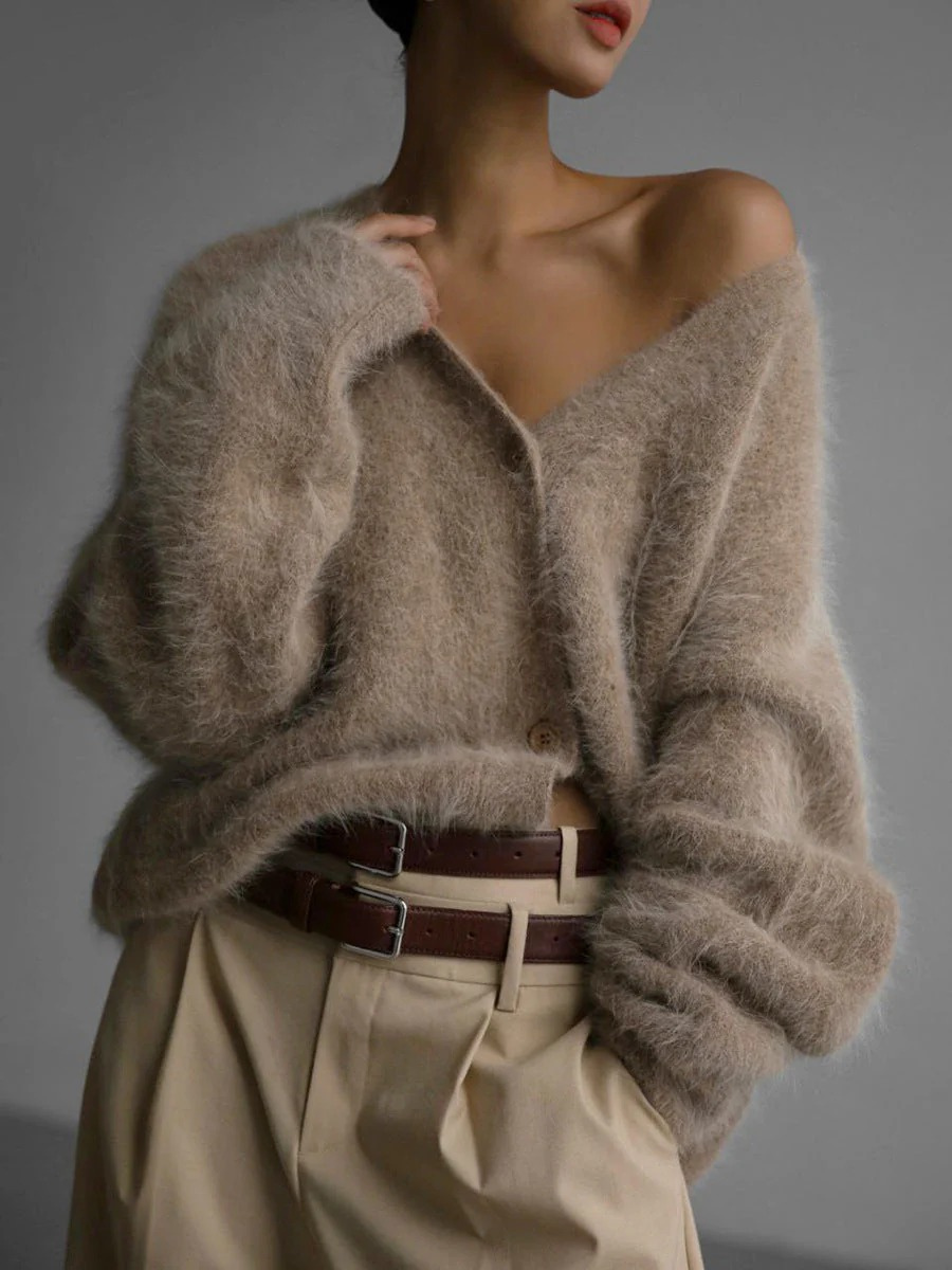 Weiche Strickjacke für Damen | Warmer