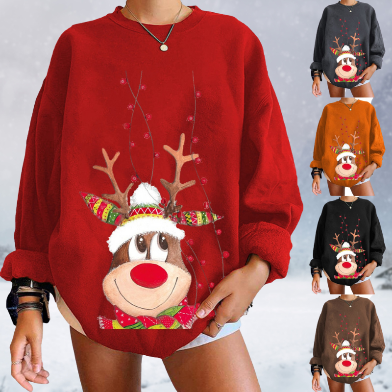 Yummi | Damen Weihnachtspullover | Lang