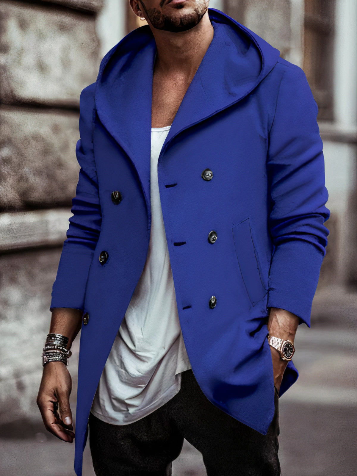 Winddichte Herren-Winterjacke - Larenzo