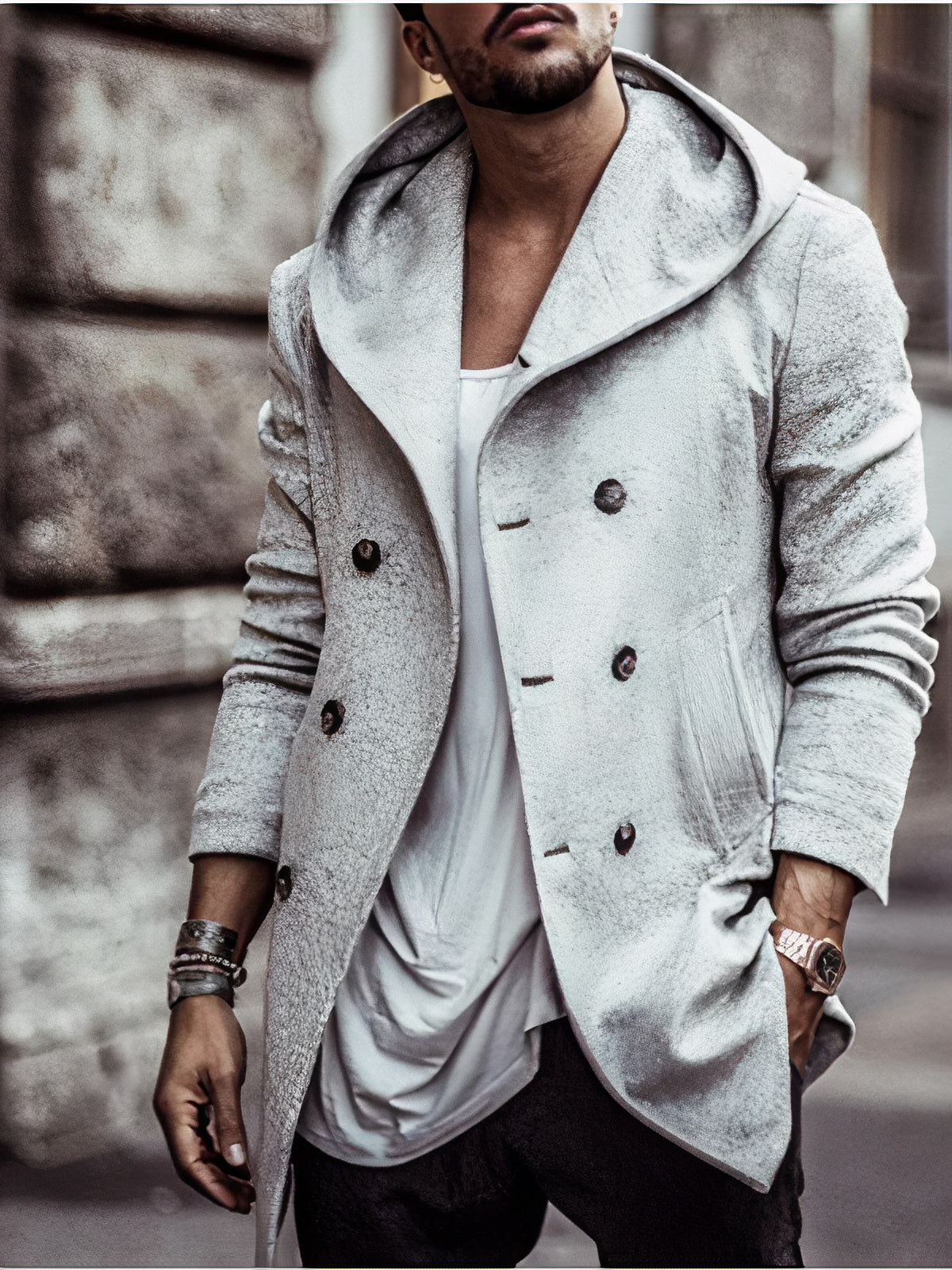 Winddichte Herren-Winterjacke - Larenzo