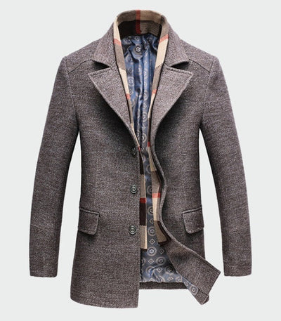 Winddichte Jacke aus Wolle - Liam