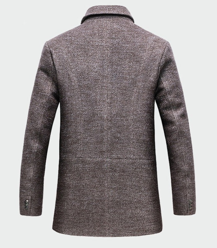 Winddichte Jacke aus Wolle - Liam