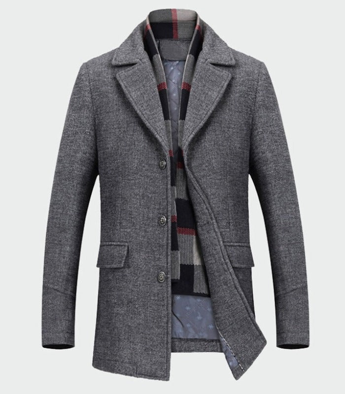 Winddichte Jacke aus Wolle - Liam