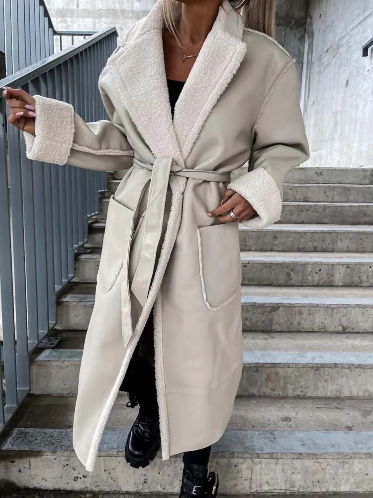 Winter Lederjacke für Frauen - Elender