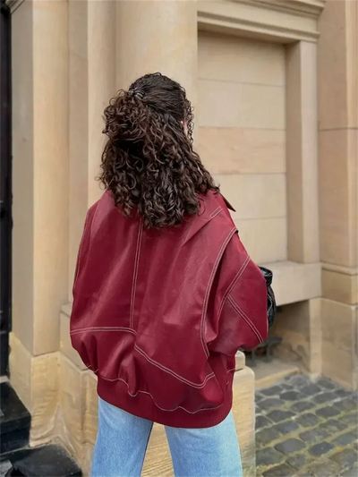 Winter-Lederjacke für Frauen - Amalia
