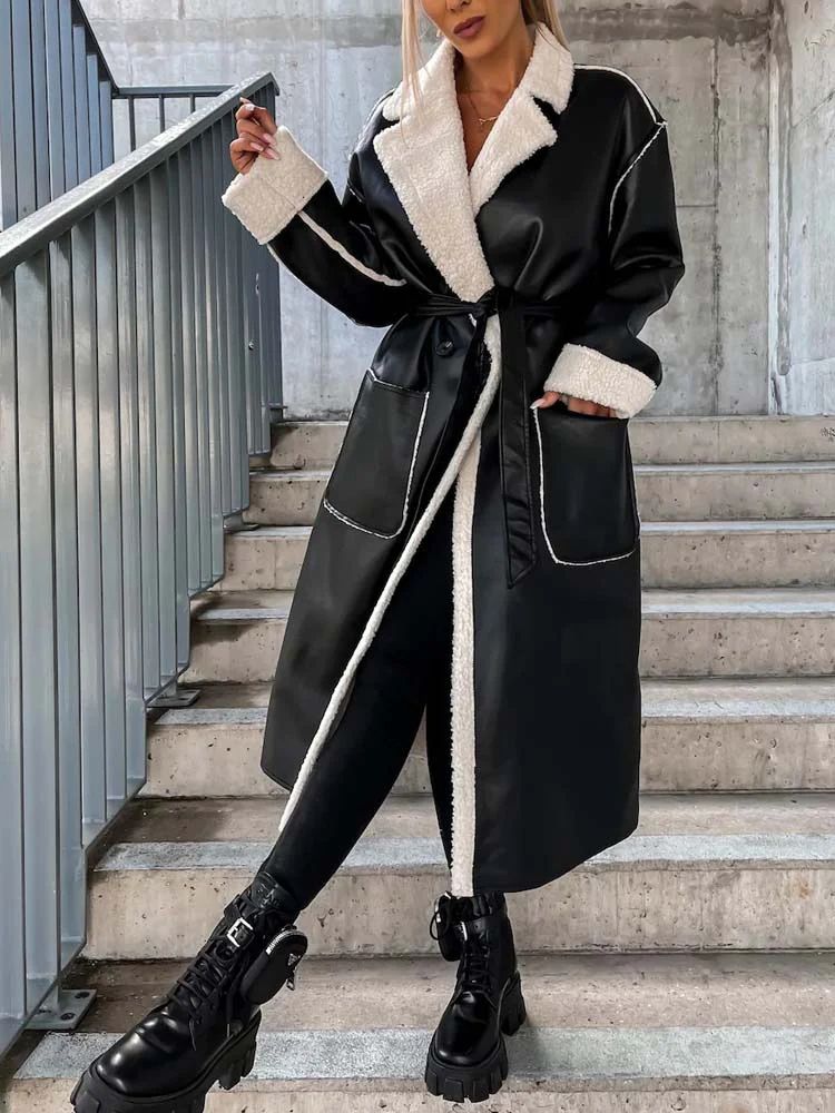 Winter Lederjacke für Frauen - Elender