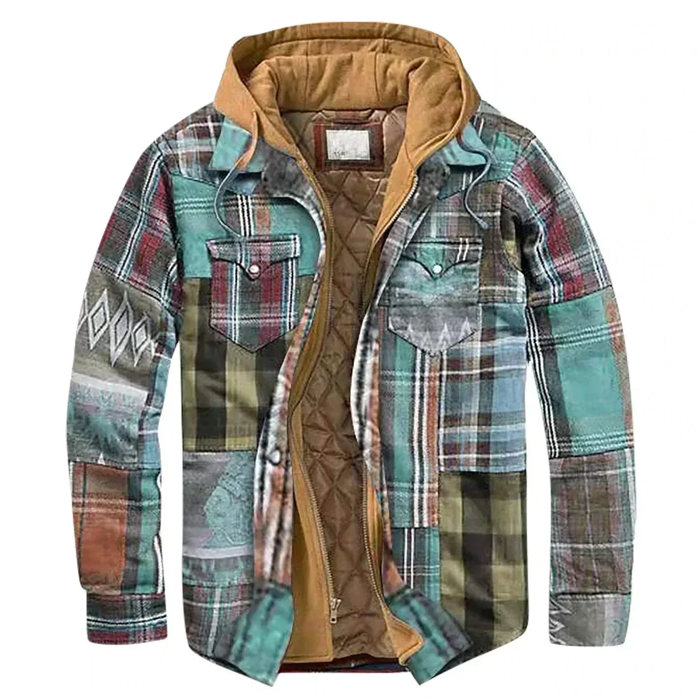 Winterjacke aus Flanell für Männer - Marcel