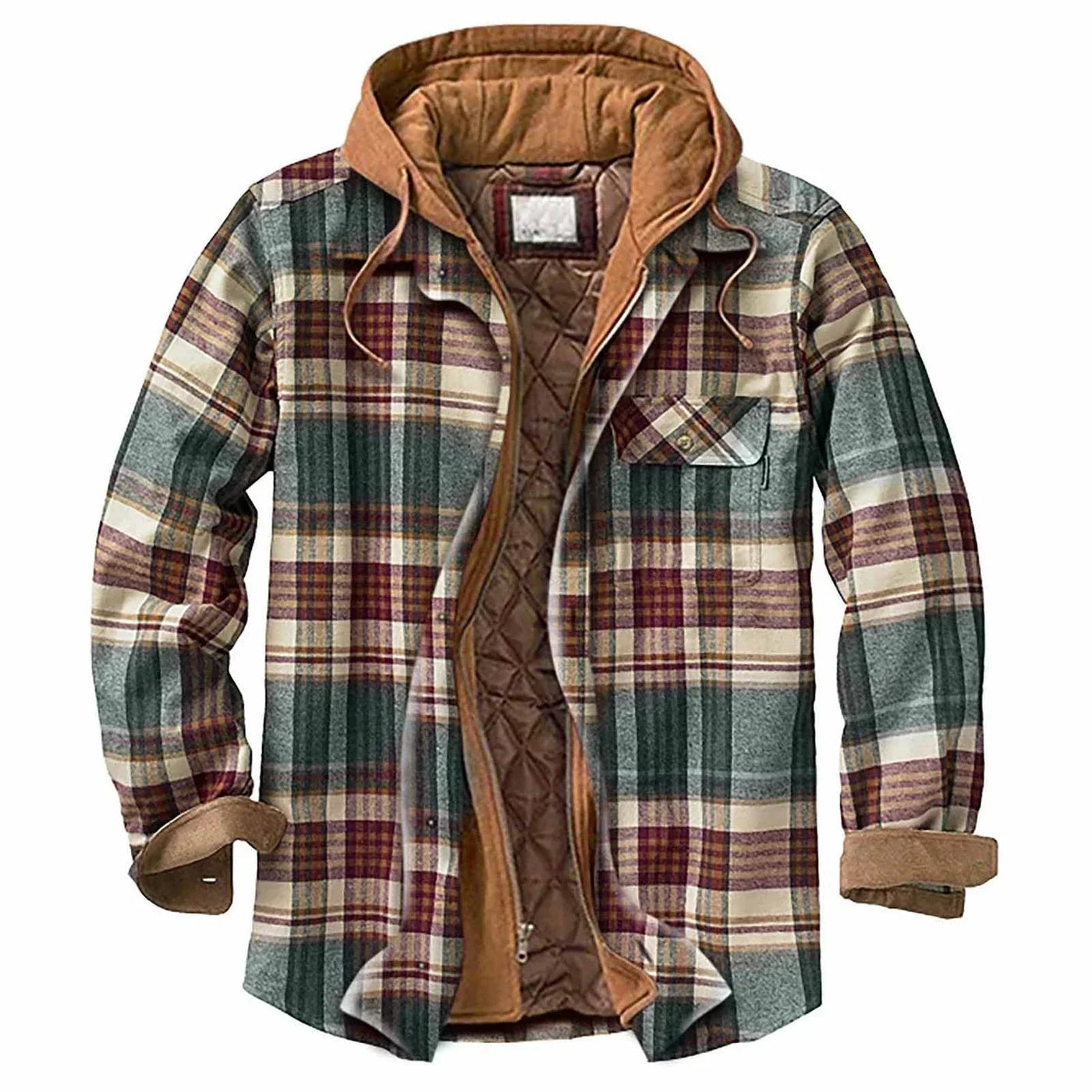 Winterjacke aus Flanell für Männer - Marcel