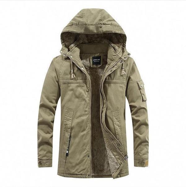 Winterjacke mit Kapuze für Männer - Mario