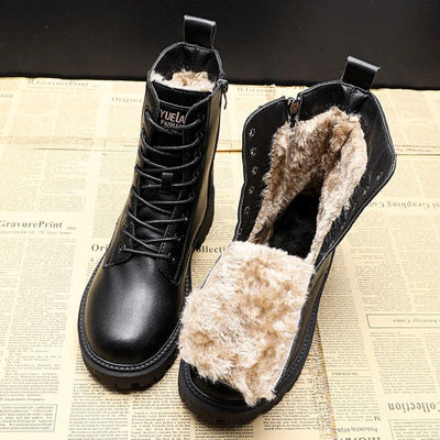 Winterstiefel aus Leder für Frauen - Pepper