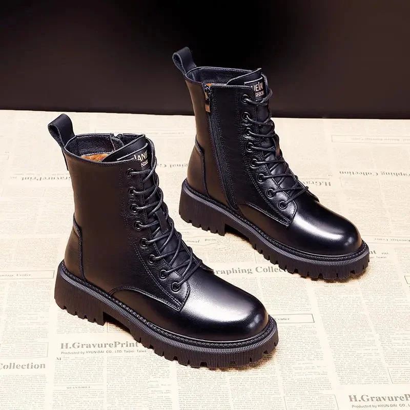 Winterstiefel aus Leder für Frauen - Pepper